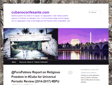 Tablet Screenshot of cubanoconfesante.com